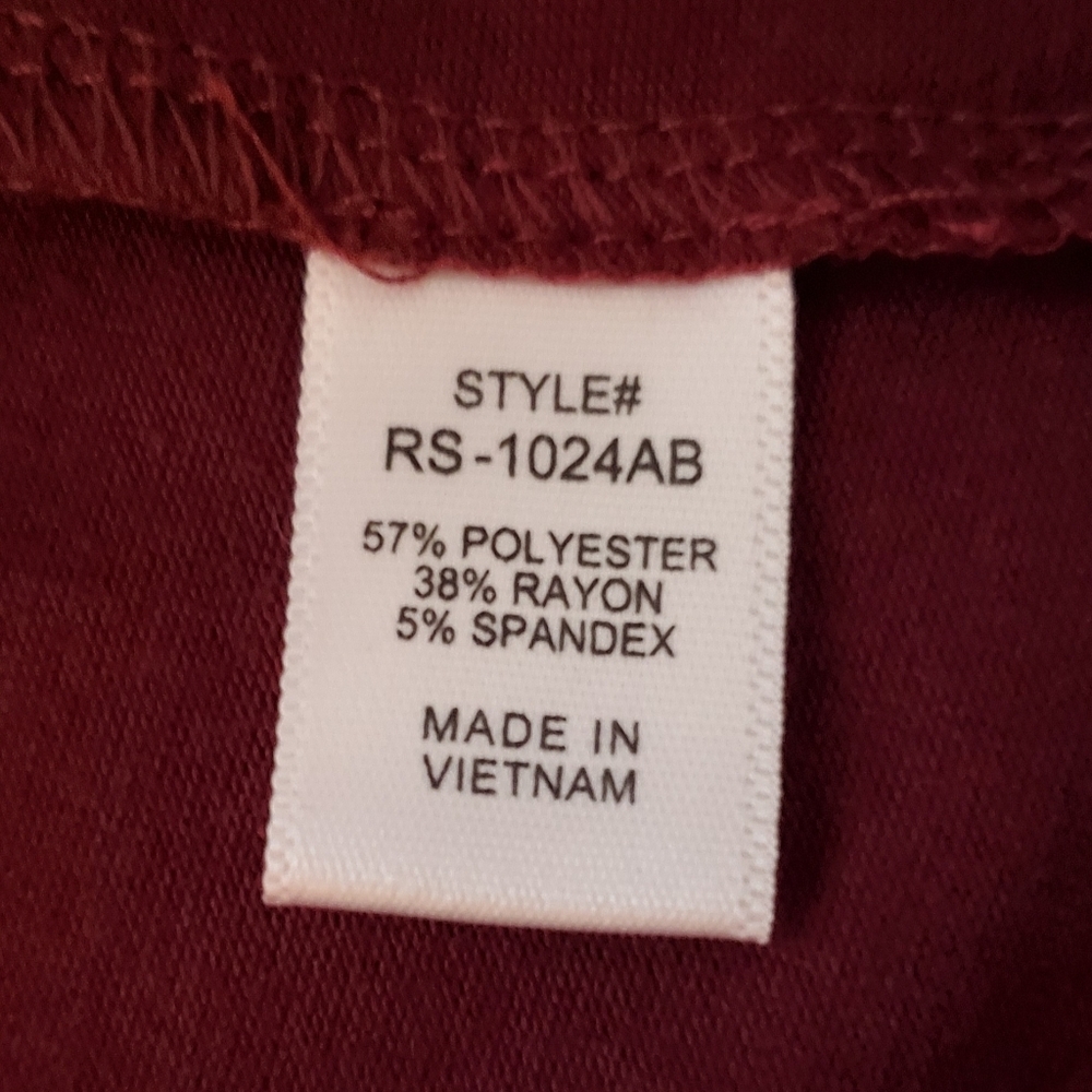 Zenana Cami Spaghetti Strap Burgundy Maxi Dress With Pockets Size M - Picture 5 of 5